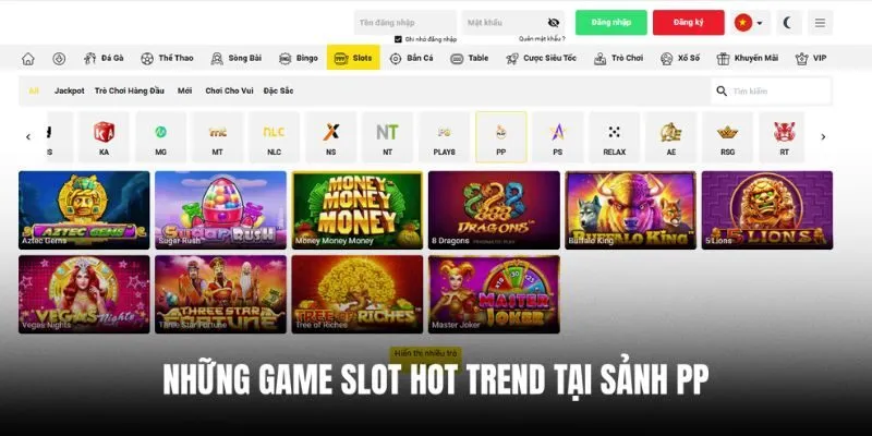 Tập hợp 3 trò chơi quay hũ PP hot nhất